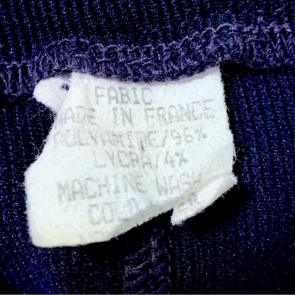 Vintage Serge Azar Navy Pants Paris France - Picture 13 of 15